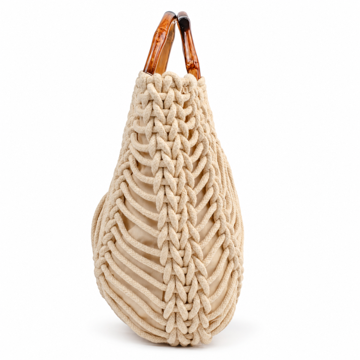 Bolsa Macramê Feminina Média Cavezzale 106171
