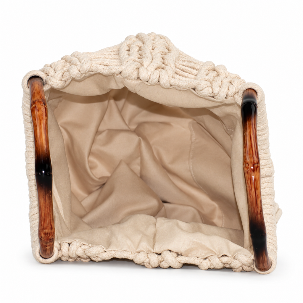 Bolsa Macramê Feminina Média Cavezzale 106171