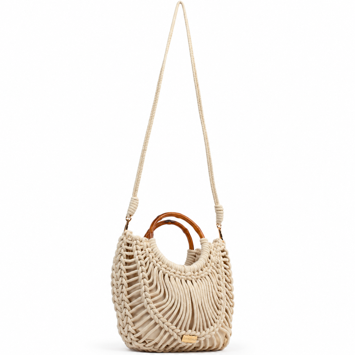 Bolsa Macramê Feminina Média Cavezzale 106171