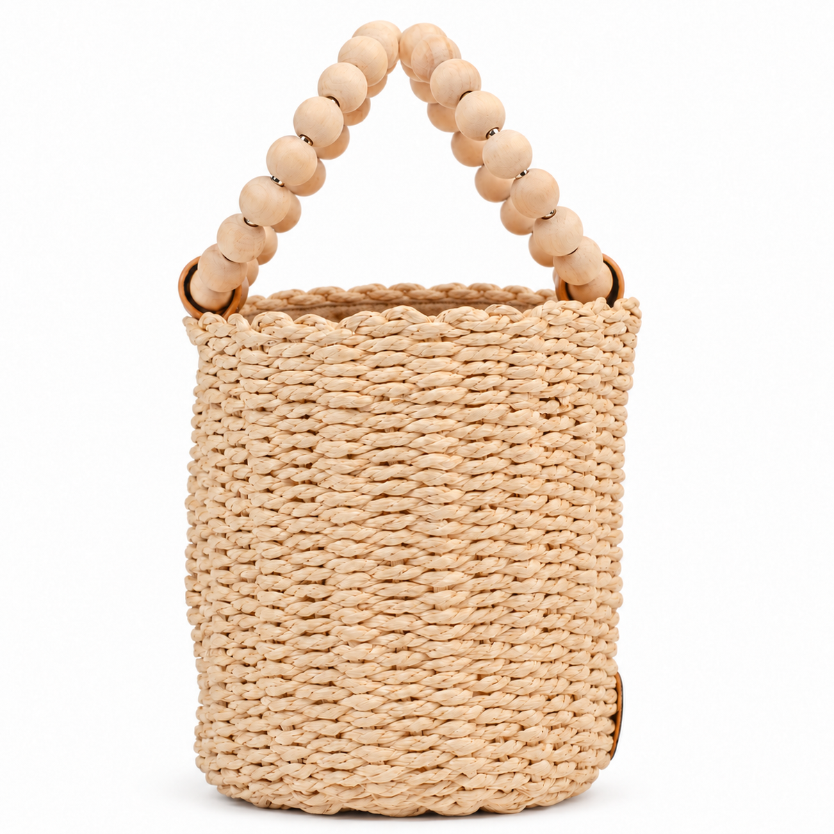 Bolsa Tote de Palha Feminina Pequena Bege Cavezzale 106172