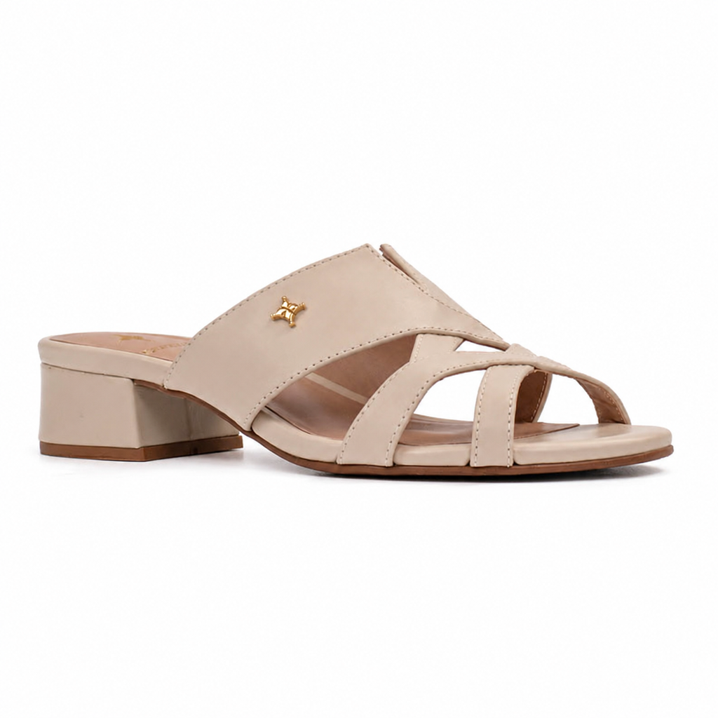 Tamanco de Couro New Veneto Cavezzale Off White 106000