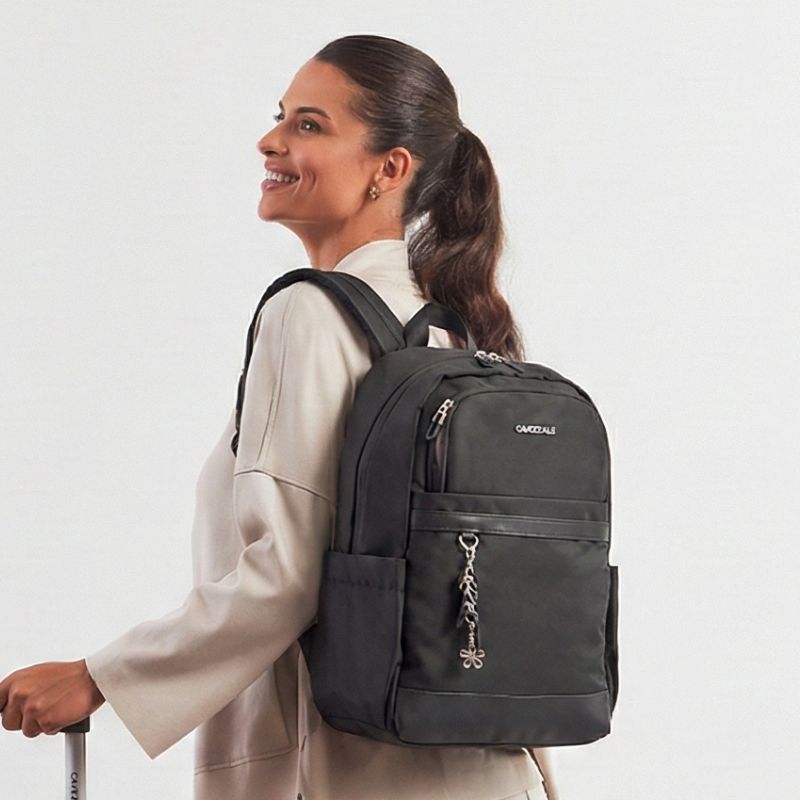 Mochila de Poliéster Cavezzale Preto 105093