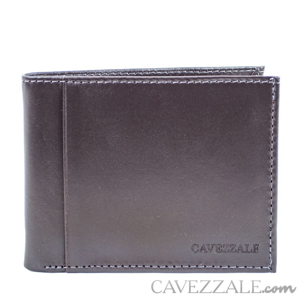 Carteira de Couro Masculina Média Cavezzale Café 099715