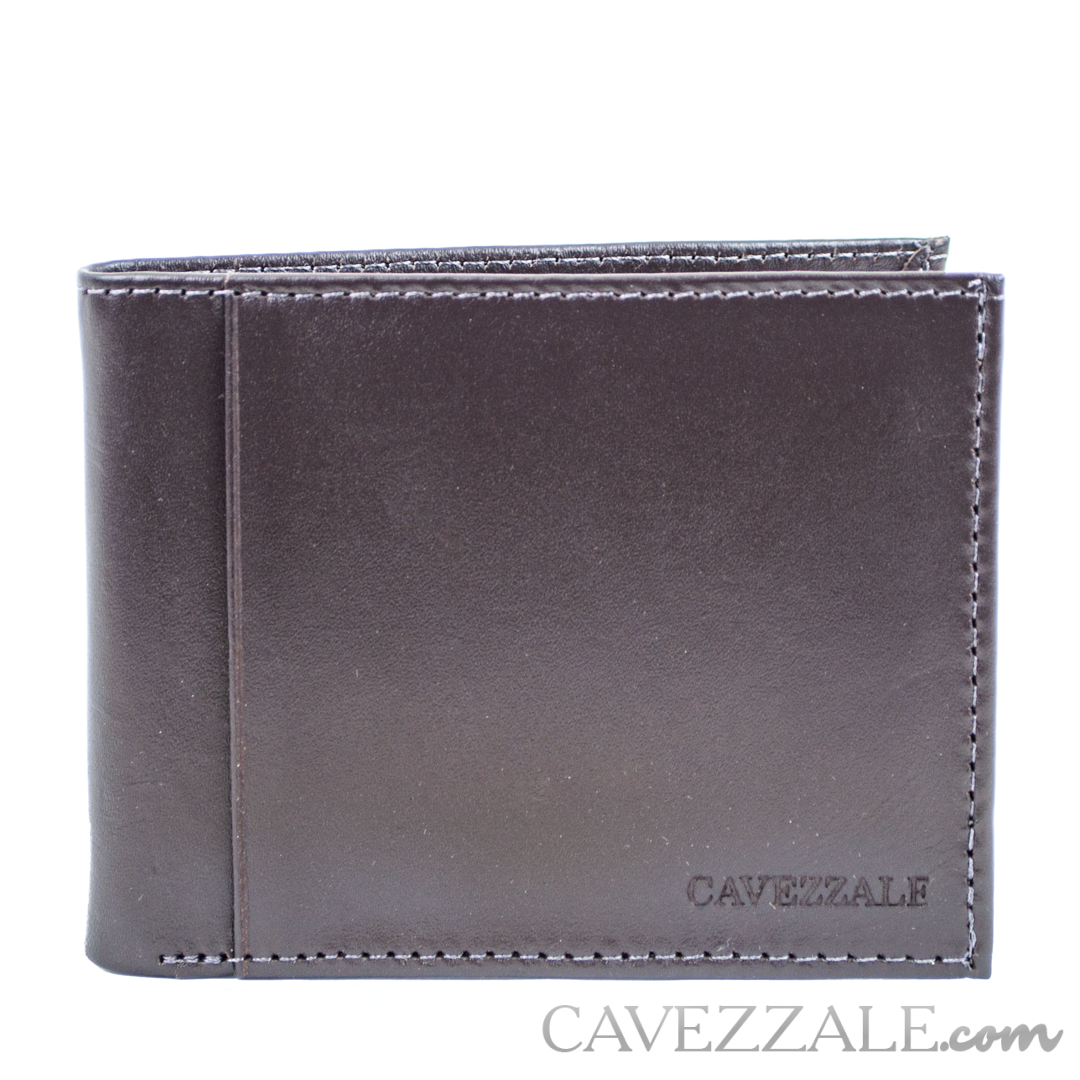 Carteira de Couro Masculina Média Cavezzale Café 099715