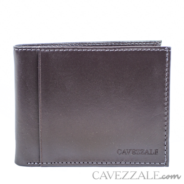 Carteira de Couro Masculina Média Cavezzale Café 099715