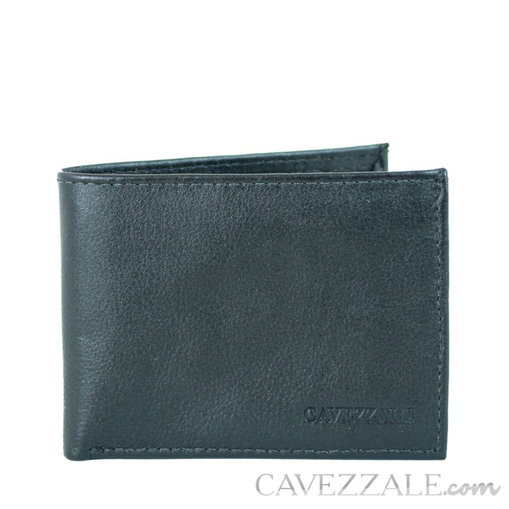 Carteira Couro Masculina Média Cavezzale Preto 015667