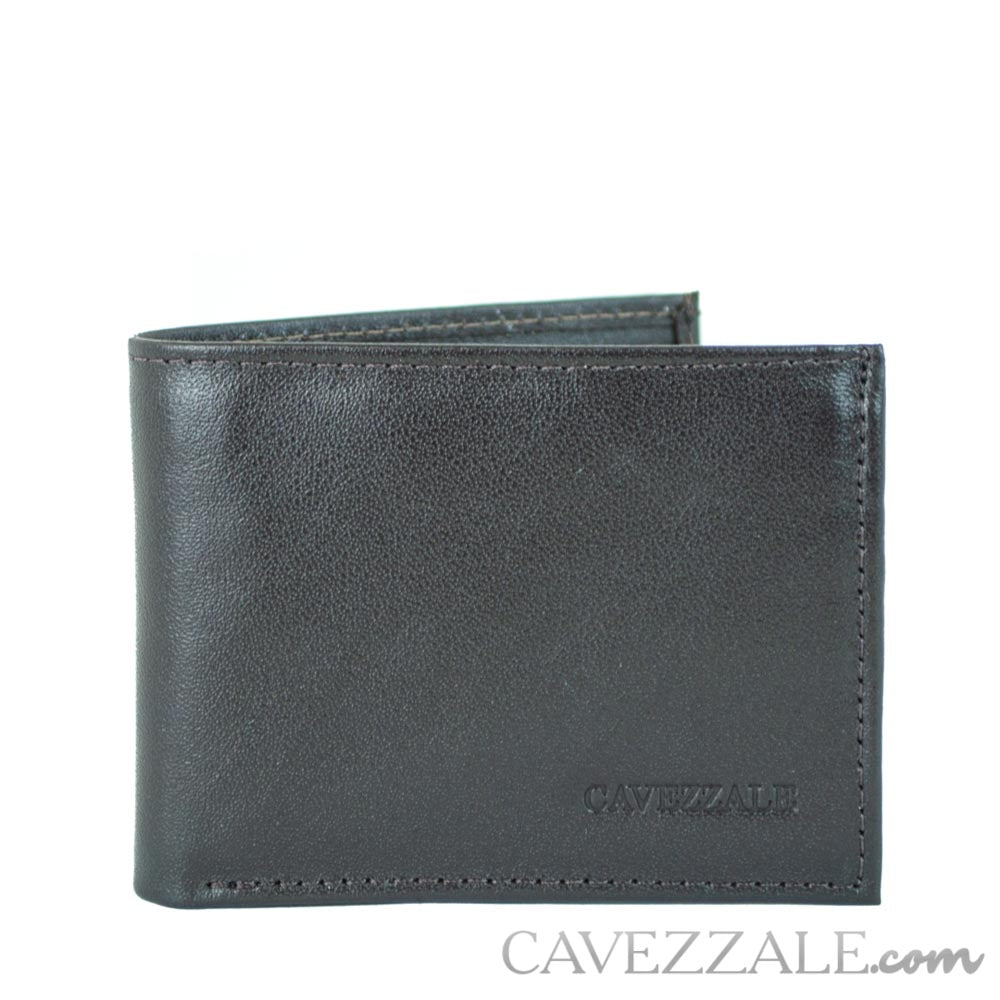 Carteira Couro Masculina Média Cavezzale Marrom 015667