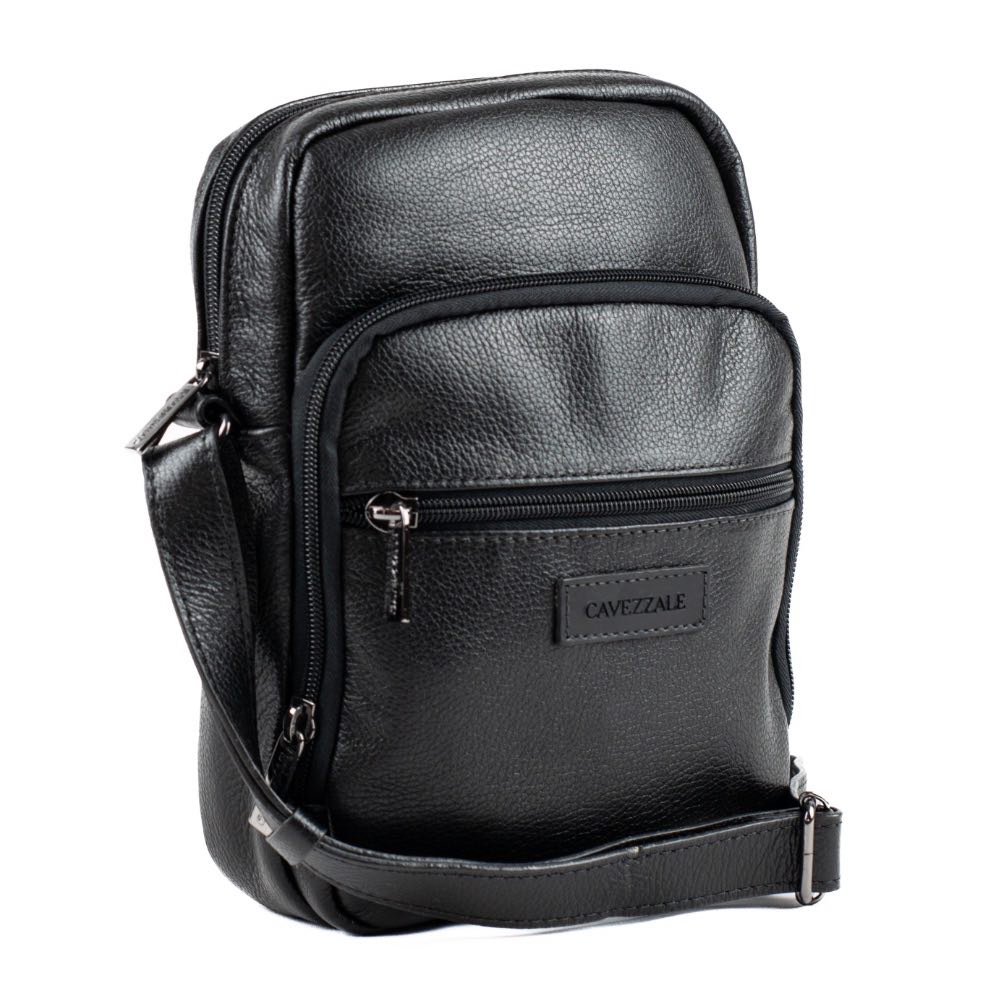 Bolsa Transversal Couro Cavezzale Preto 053044