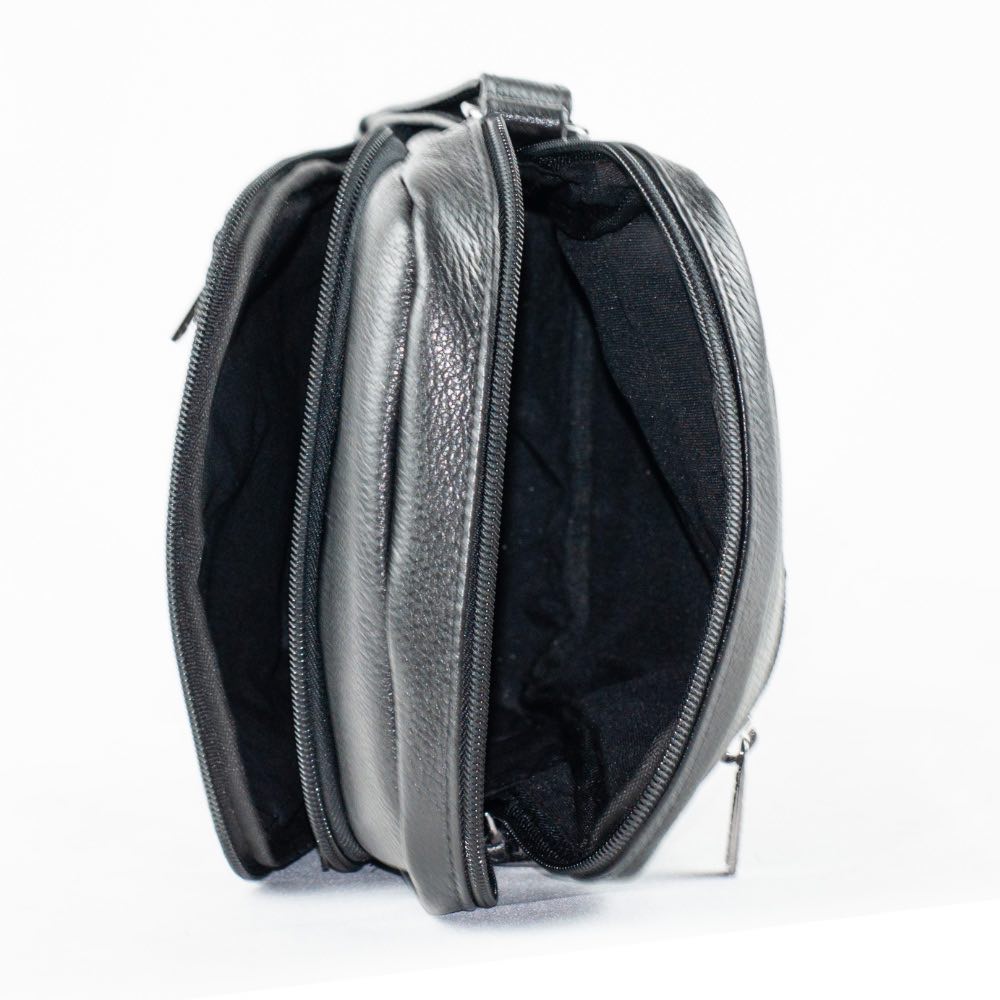 Bolsa Transversal Couro Cavezzale Preto 053044
