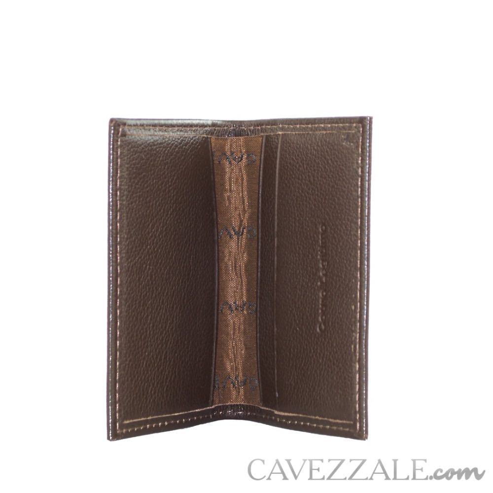 Porta Cartão Couro Médio Preto Cavezzale 055885