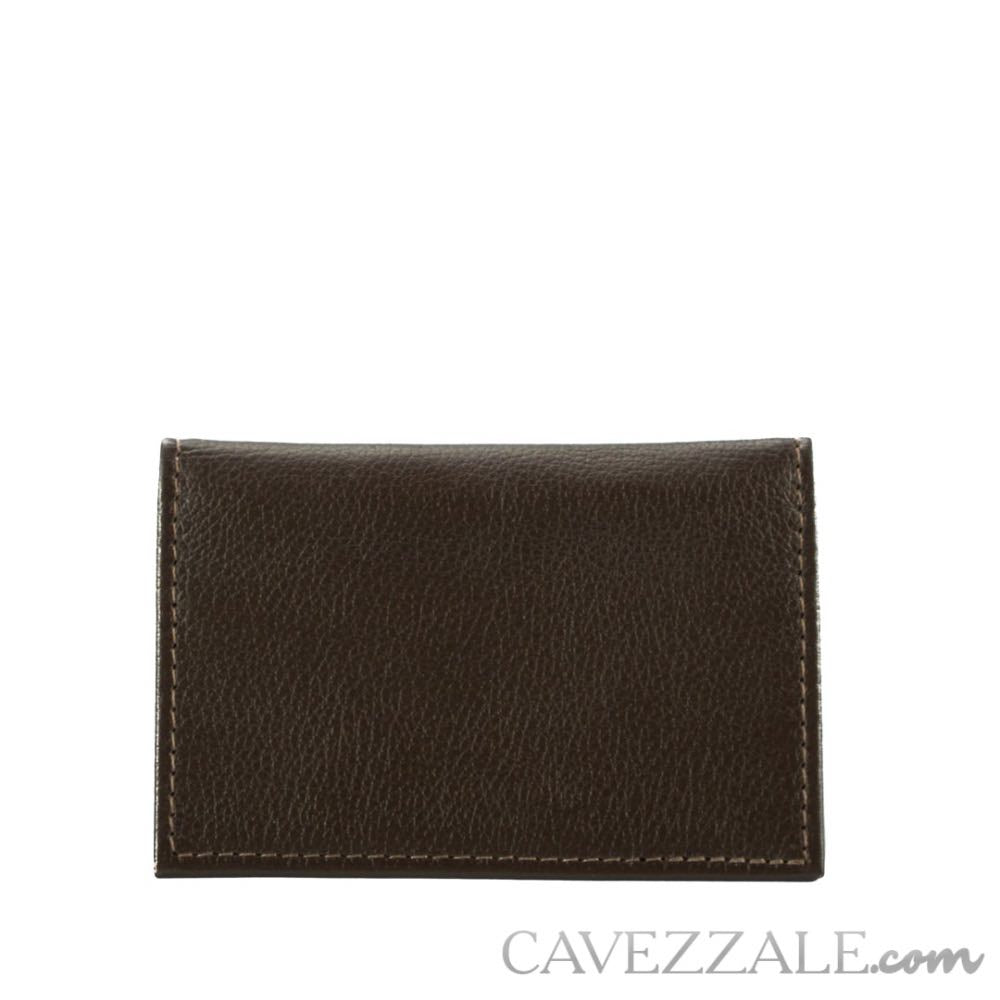 Porta Cartão Couro Médio Preto Cavezzale 055885