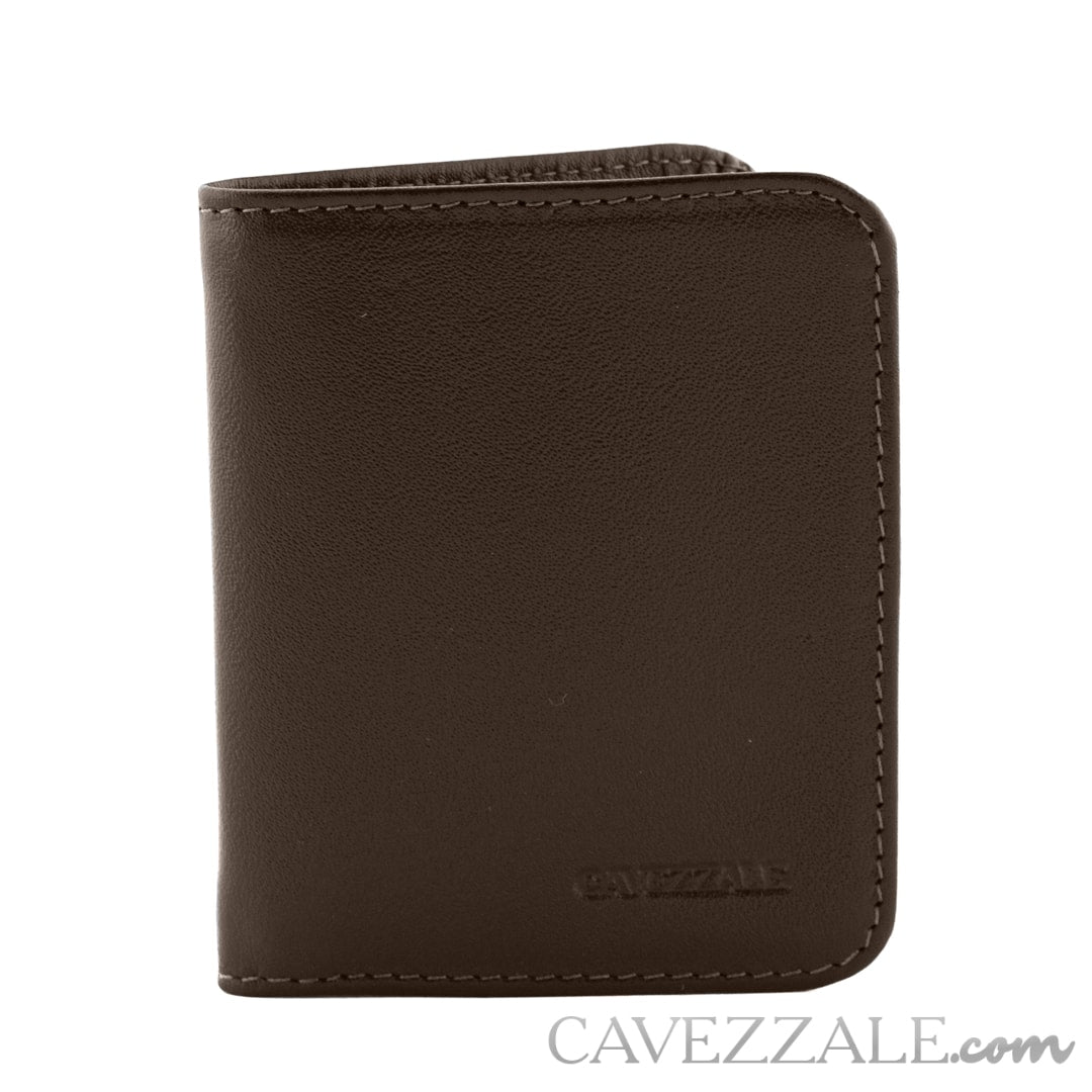 Carteira de Couro Masculina Média Marrom Cavezzale 097514