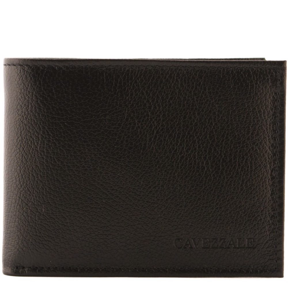 Carteira de Couro Masculina Grande Cavezzale Preto 097950
