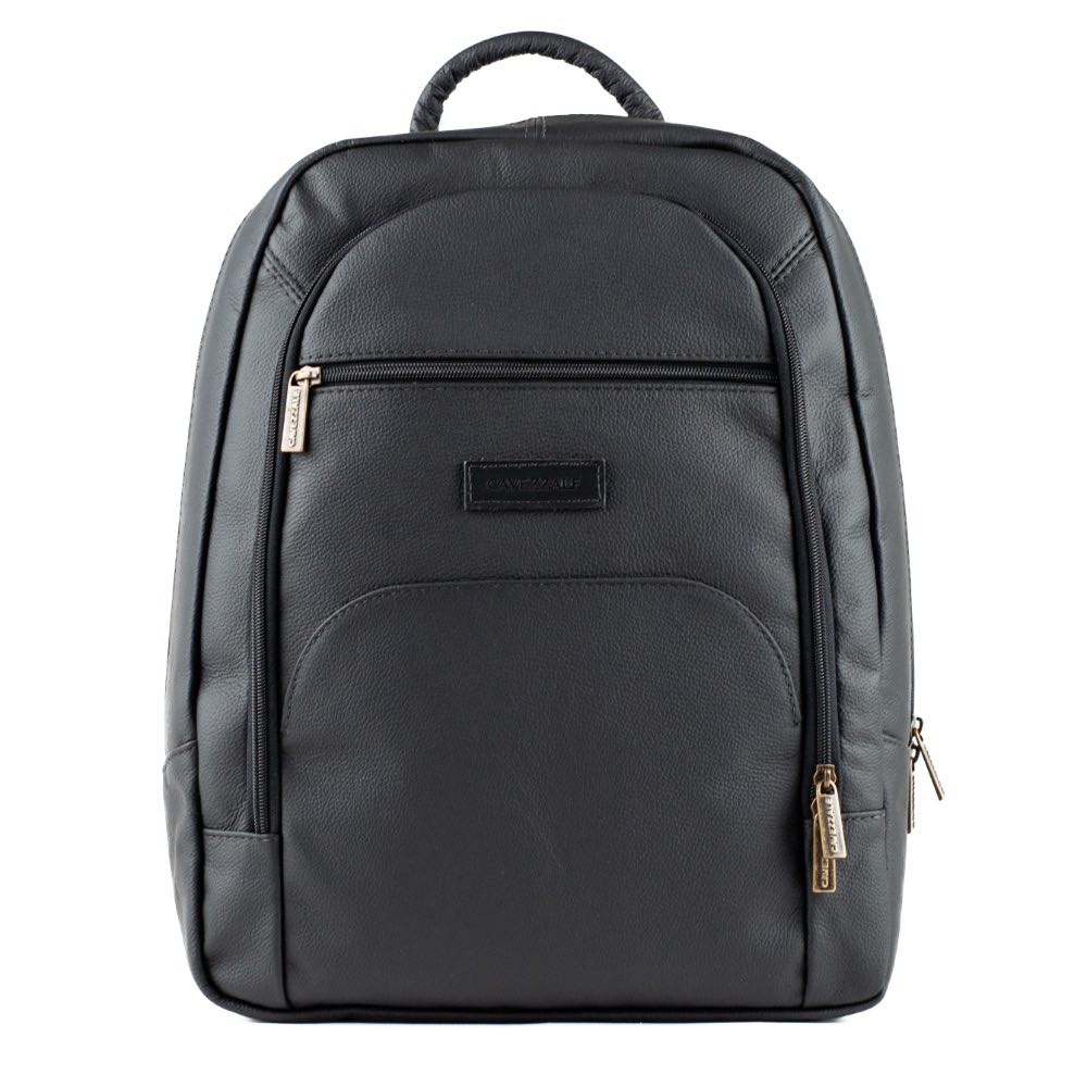 Mochila de Couro Cavezzale Preto 0100935