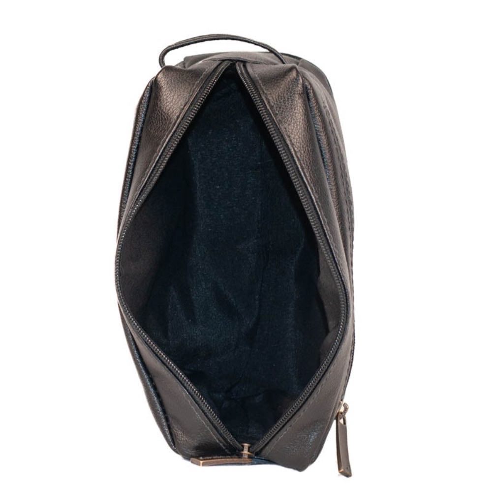 Necessaire de Couro Cavezzale Preto 0100936