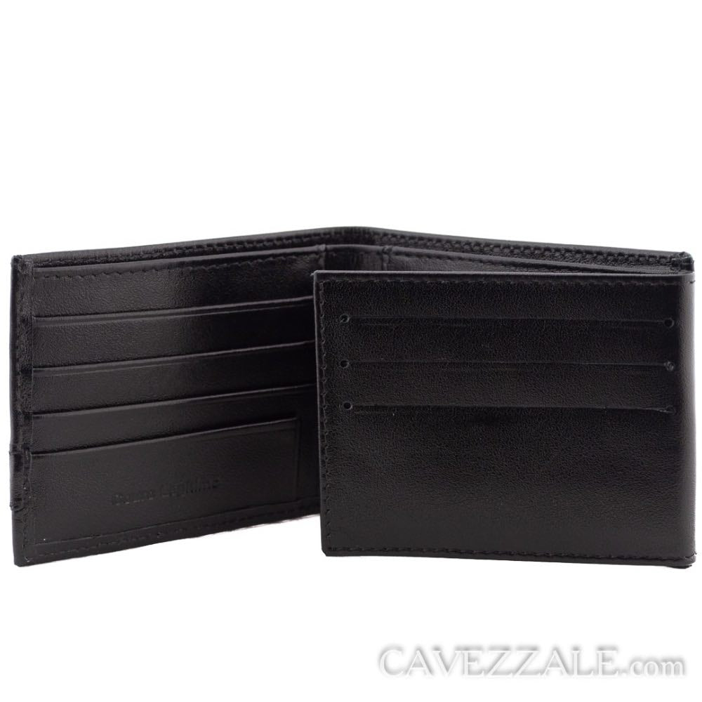 Carteira de Couro Masculina Média Cavezzale Preto 0101256