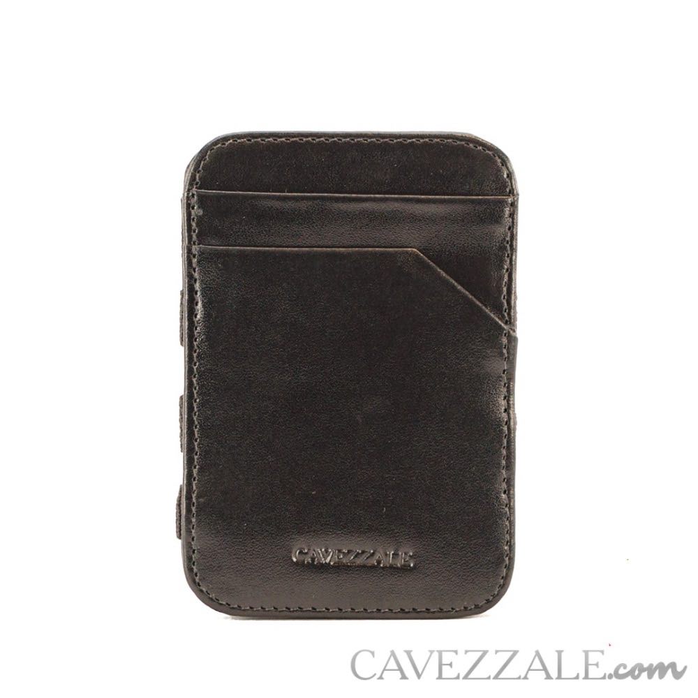 Carteira de Couro Masculina Pequena Cavezzale Preto 101797
