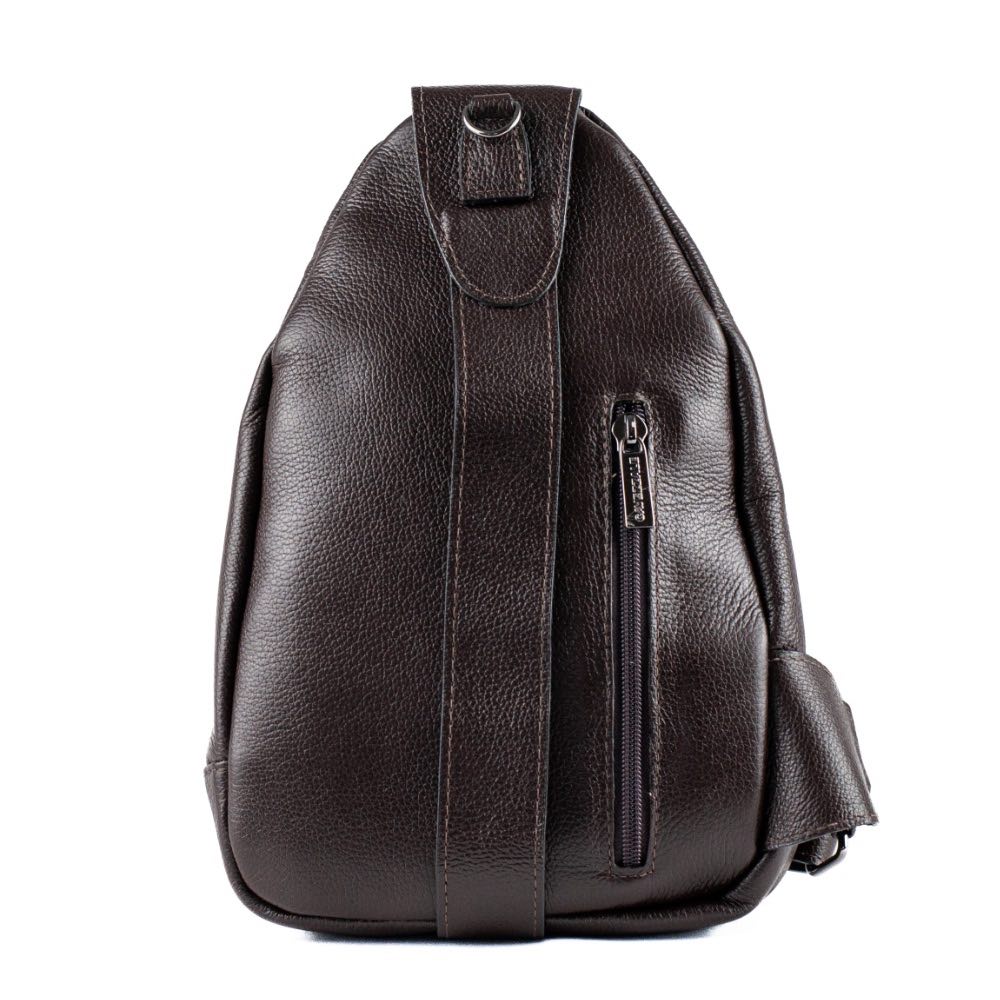 Mochila de Couro Tranversal Cavezzale Café 101517