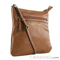 Bolsa Tiracolo de Couro Cavezzale Castor 103173