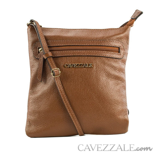Bolsa Tiracolo de Couro Cavezzale Castor 103173