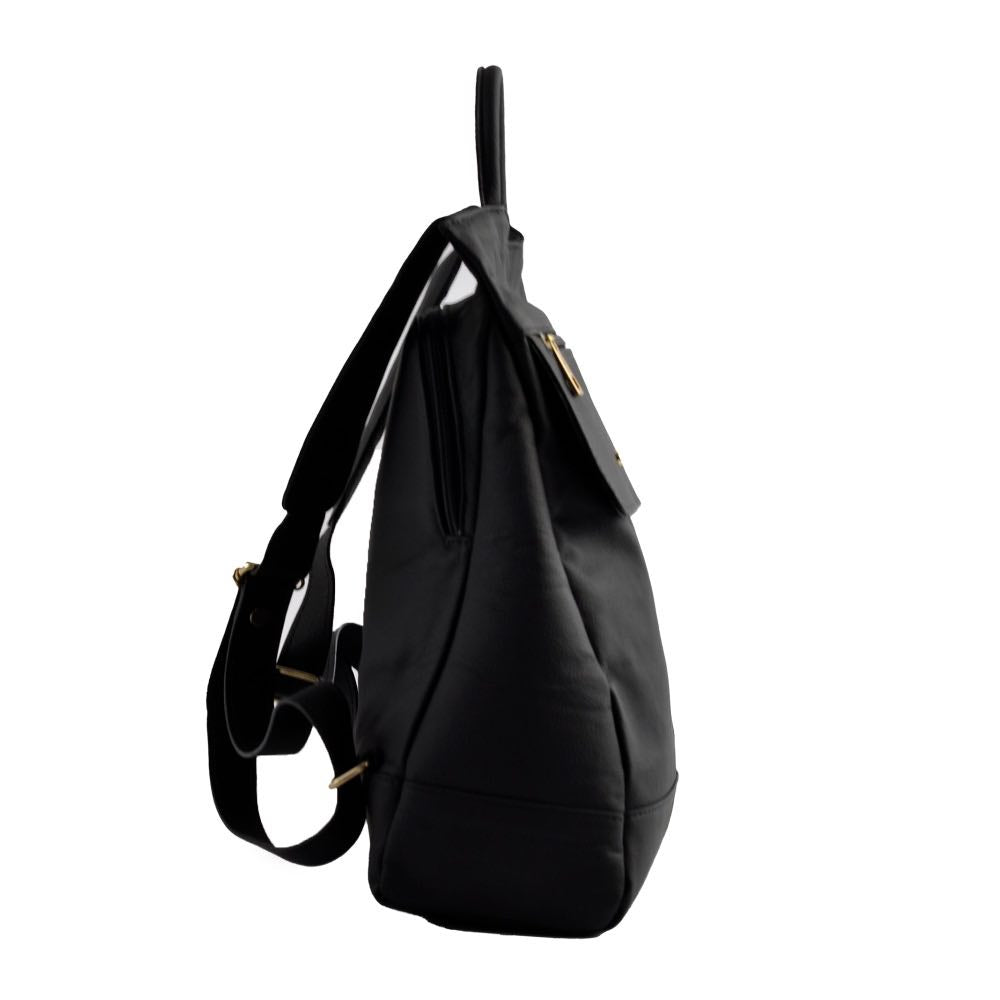 Mochila de Couro Antifurto Cavezzale Preto 103581 – cavezzale