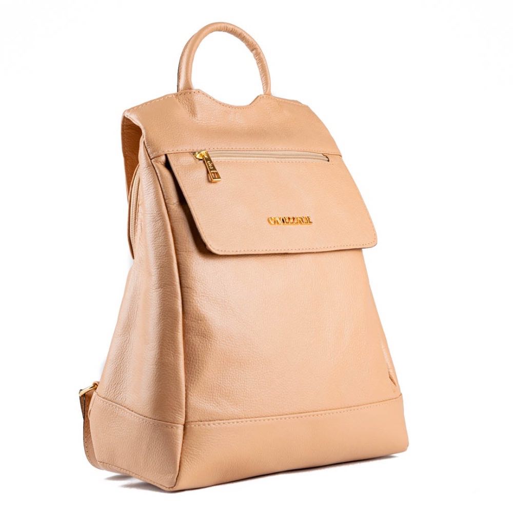 Mochila de Couro Antifurto Cavezzale Nude 103581 – cavezzale