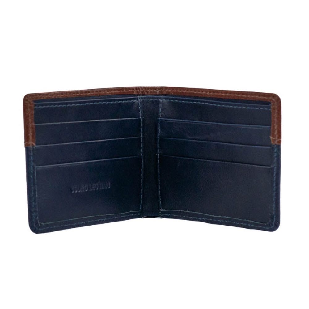 Carteira de Couro Masculina Cavezzale Marinho 103291