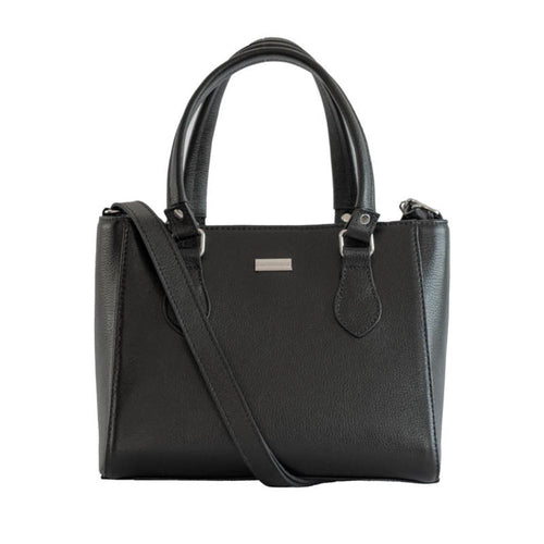 Bolsa Tiracolo de Couro Cavezzale Preto 103683