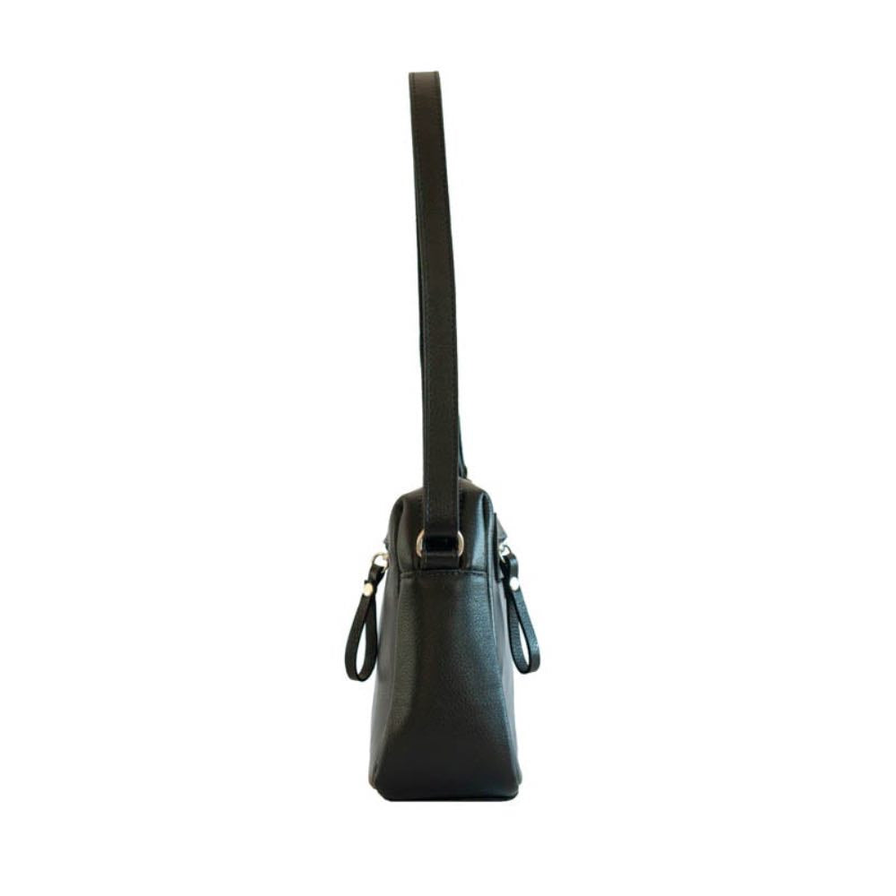 Bolsa Tiracolo de Couro Cavezzale Preto 103482