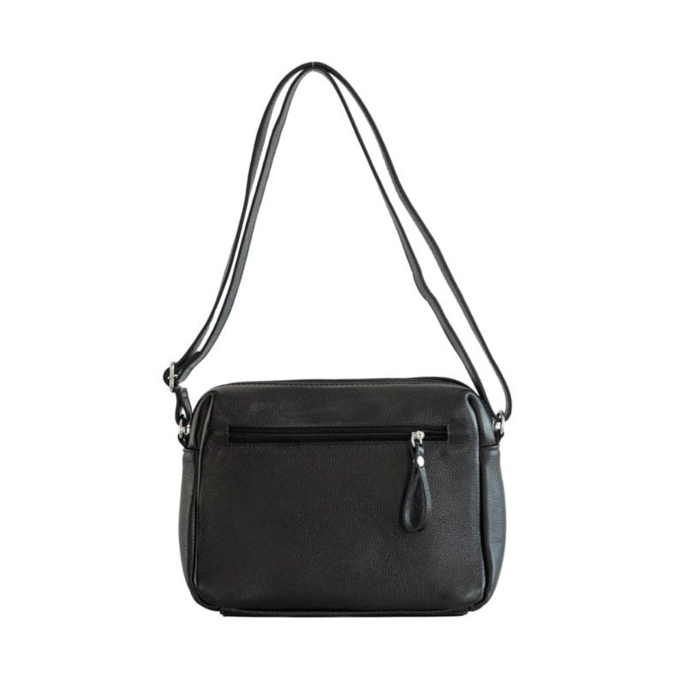 Bolsa Tiracolo de Couro Cavezzale Preto 103482