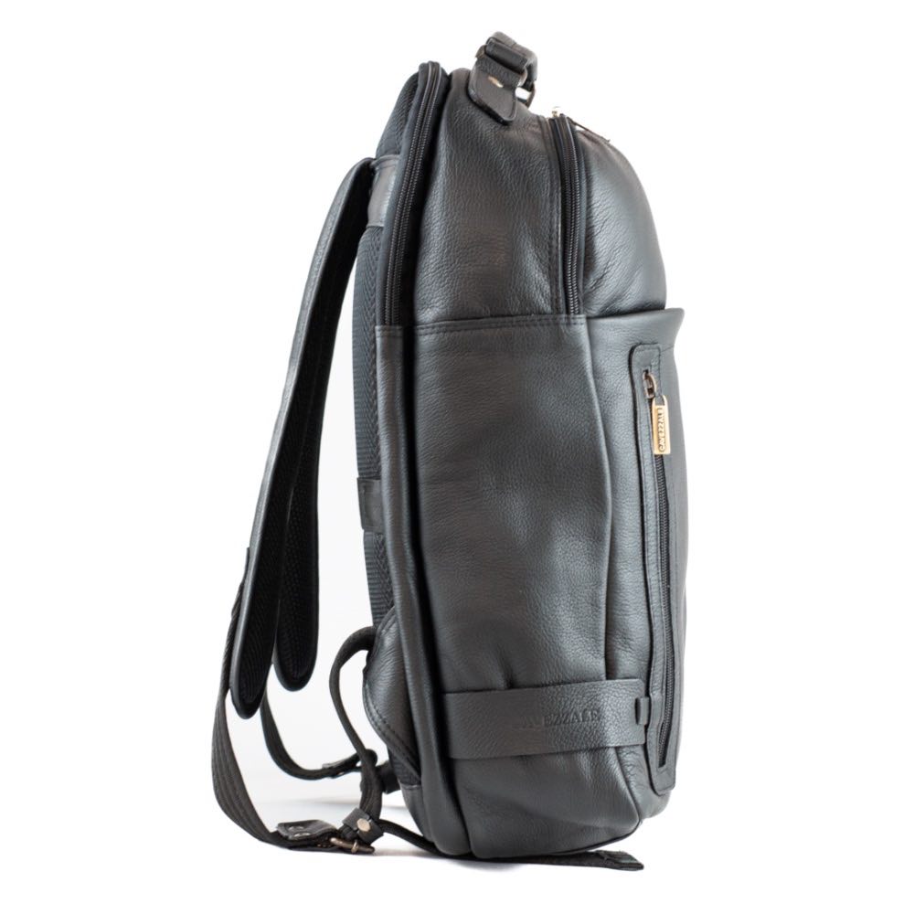 Mochila de Couro Cavezzale Bufalo Preto 103498