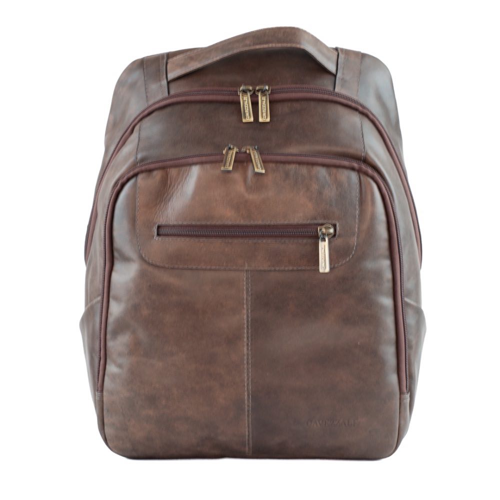 Mochila de Couro Cavezzale Rustico Café 103492