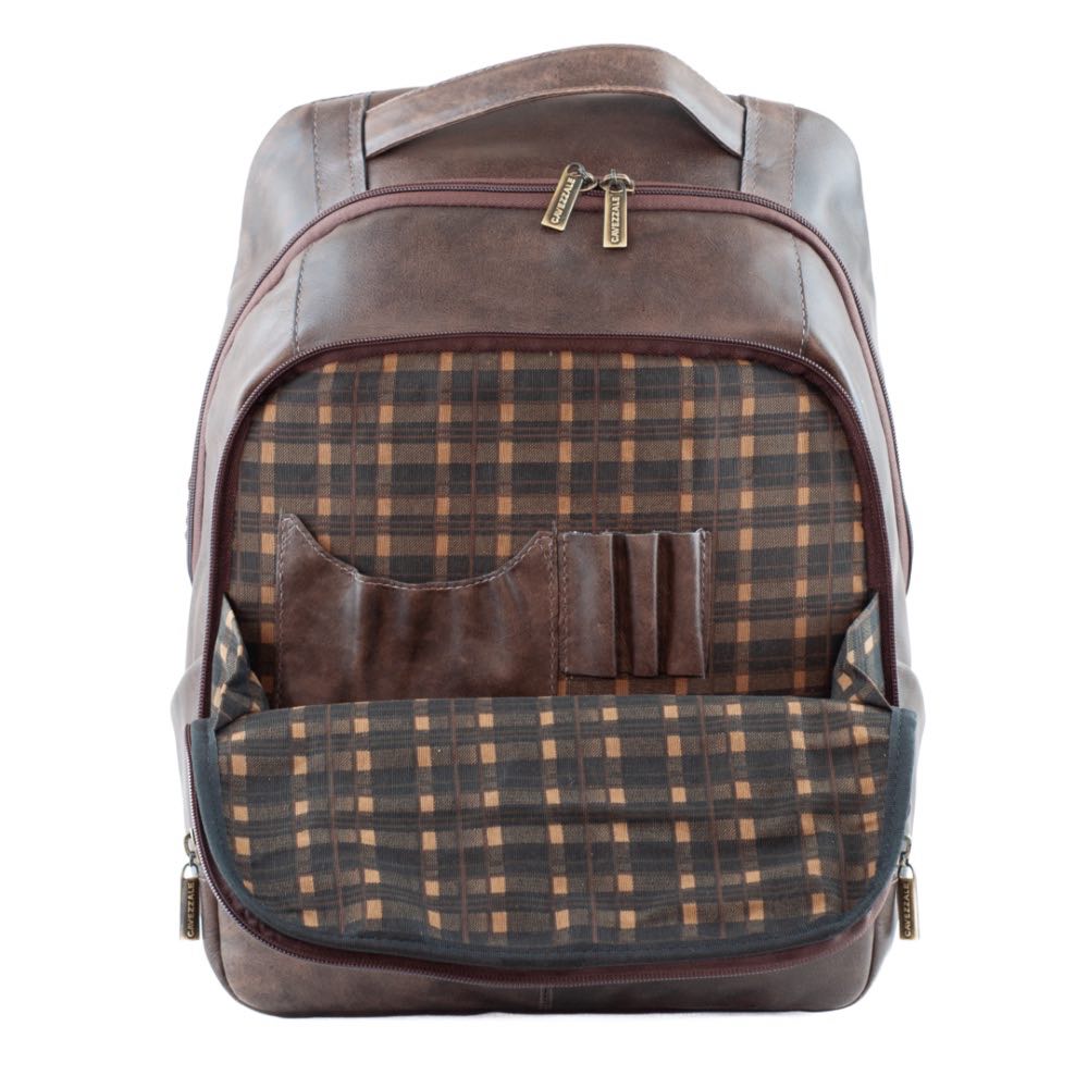 Mochila de Couro Cavezzale Rustico Café 103492