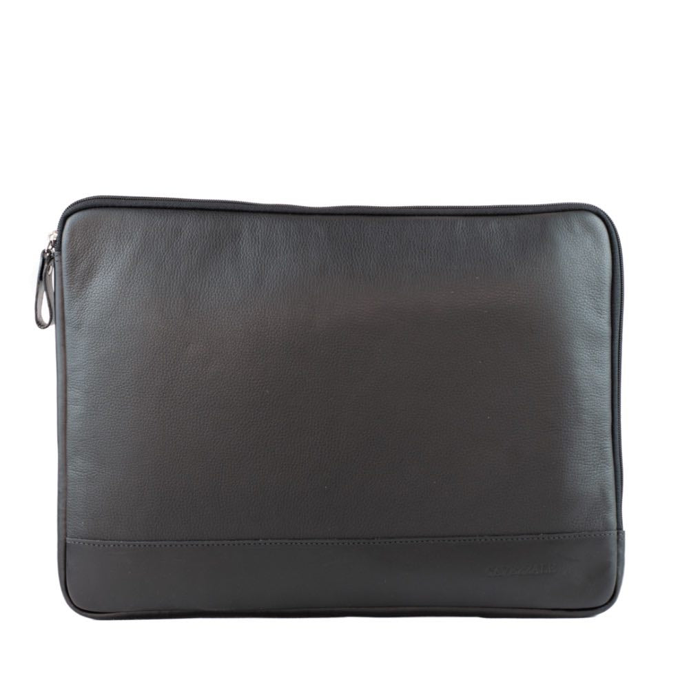 Capa Notebook Couro Cavezzale Bufalo Preto 103493