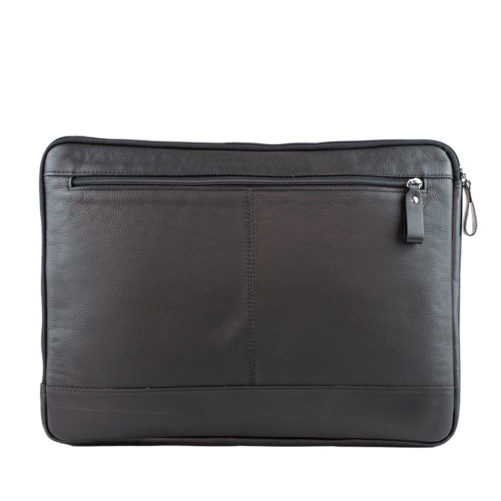 Capa Notebook Couro Cavezzale Bufalo Preto 103493