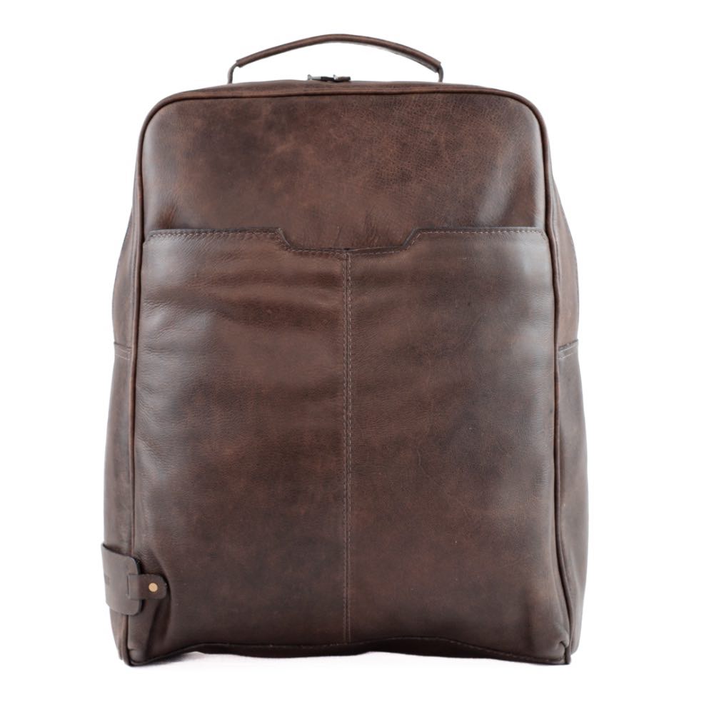 Mochila de Couro Cavezzale Rustico Café 103491