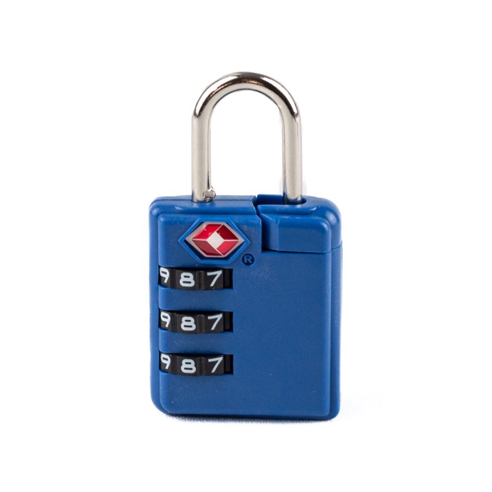 Cadeado Cavezzale Segredo TSA Azul 104502