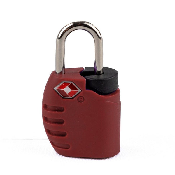 Cadeado Cavezzale Chave TSA Vermelho 104503