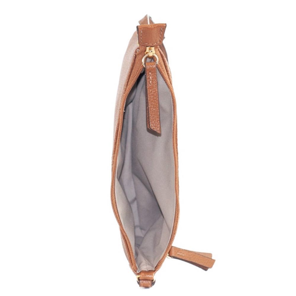 Bolsa Tiracolo Pequena Couro Cavezzale Camel 100971