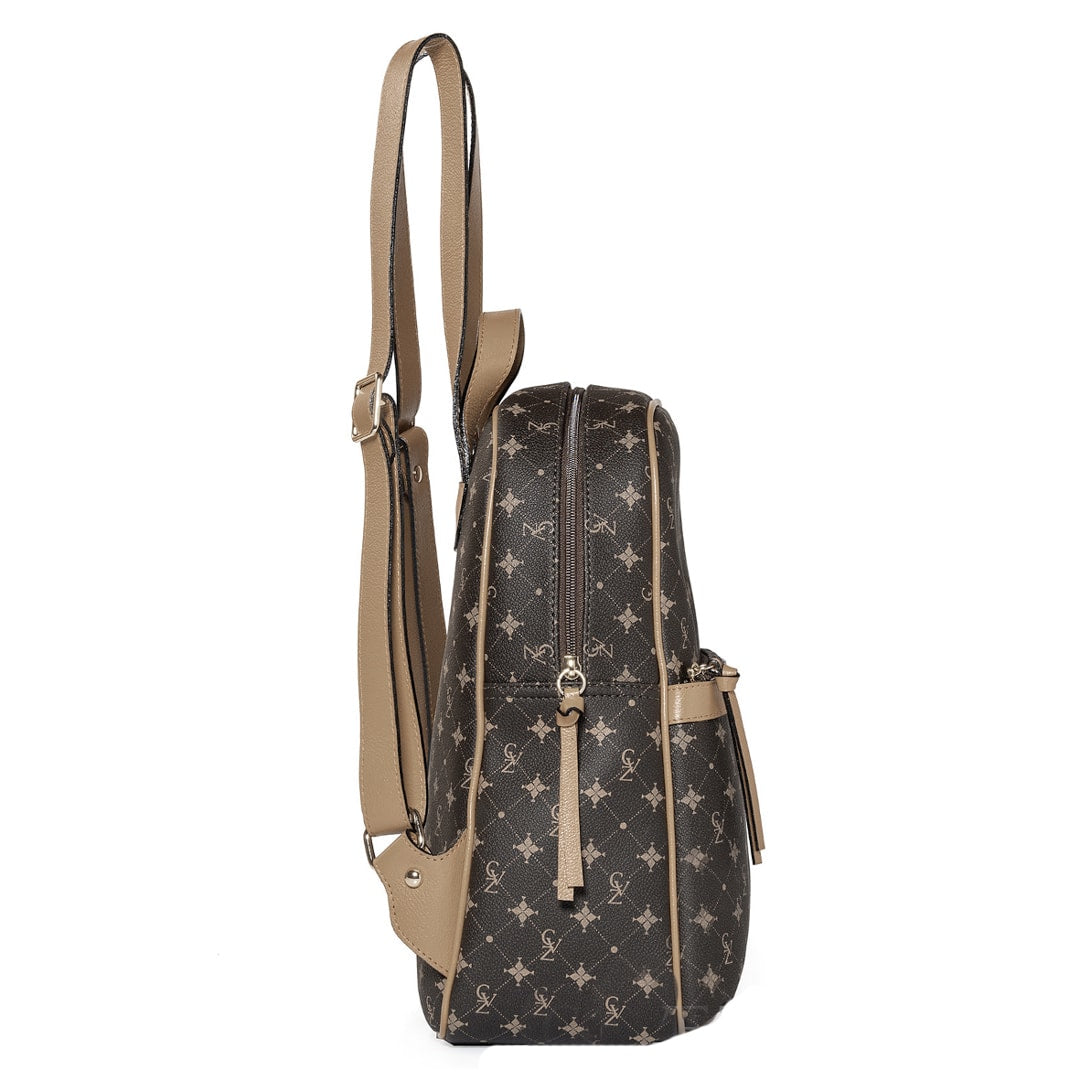 Mochila Personnalite Cavezzale Chocolate/Fendi 102745