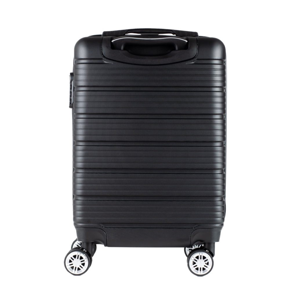 Mala de Bordo 10 Kg ABS 4 Rodas Antifurto Cavezzale Sorrento Plus Preto 105130