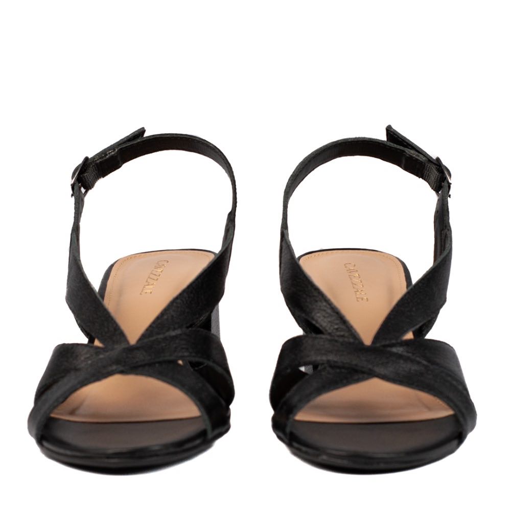 Sandália de Couro Cavezzale Napa Mestiço Preto 104790