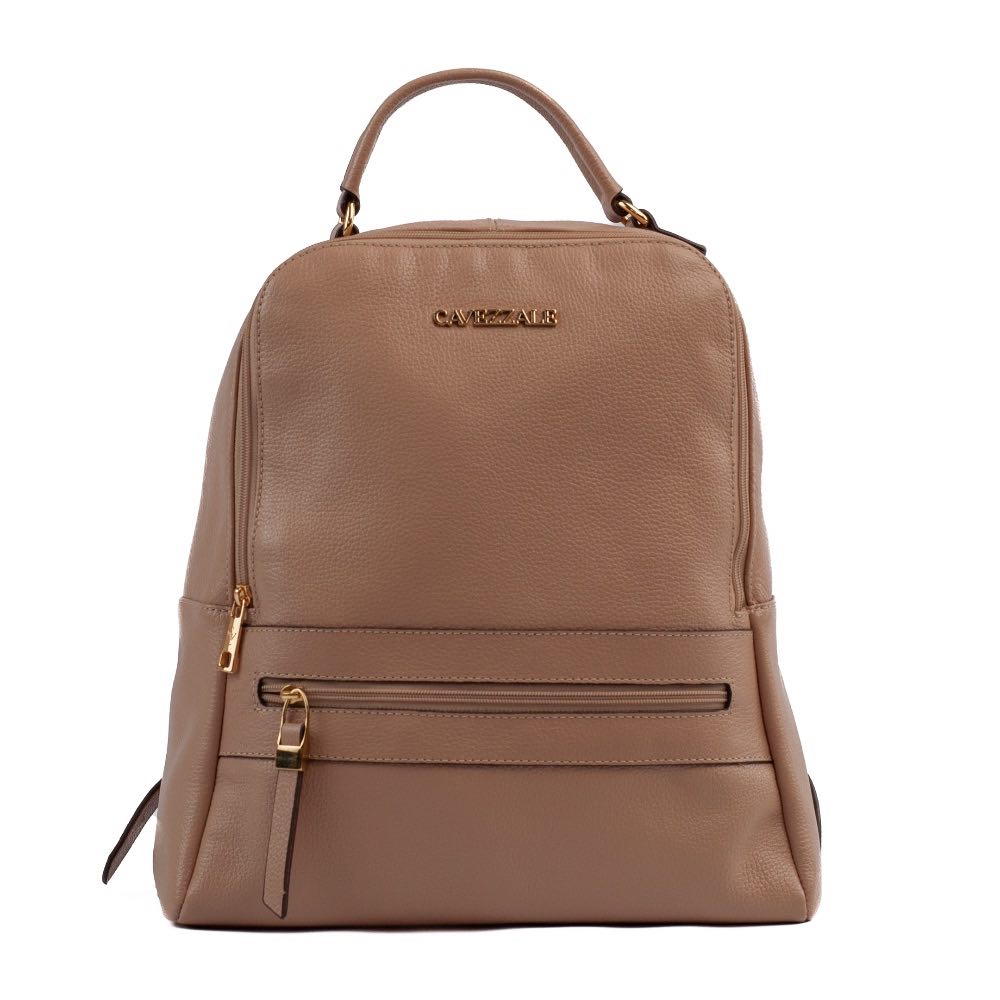 Mochila de Couro Cavezzale Roma Creme 103999