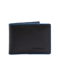 Carteira de Couro Masculina Cavezzale Preto/Azul 105023