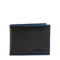 Carteira de Couro Masculina Cavezzale Preto/Azul 105024