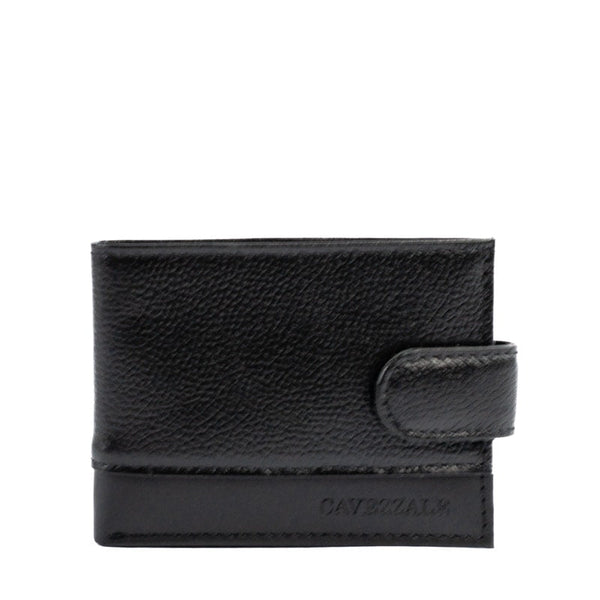 Carteira Couro Masculina Média Cavezzale Preto 105026