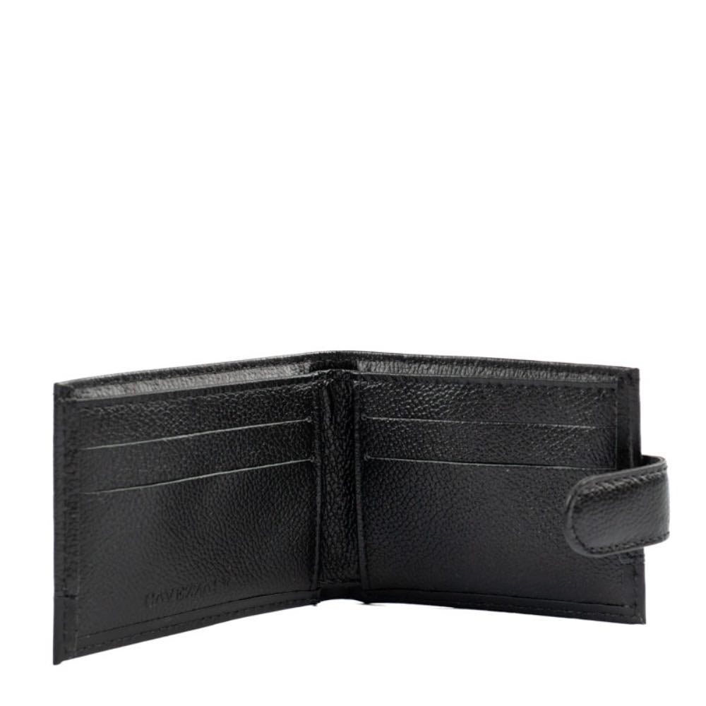 Carteira Couro Masculina Média Cavezzale Preto 105026
