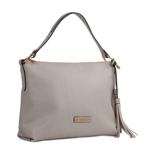 Bolsa Hobo Grande Couro Floter Cavezzale Off White 105047