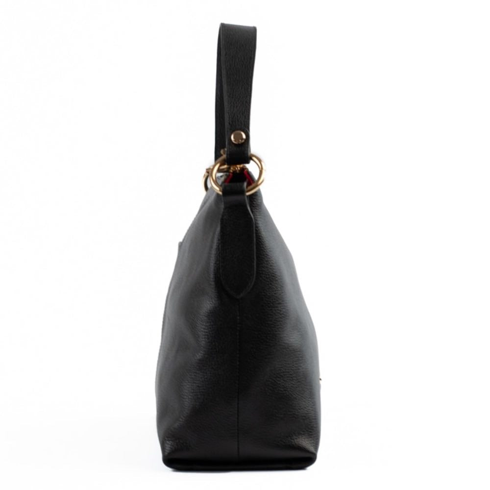 Bolsa Couro Cavezzale Floter Preto 105047
