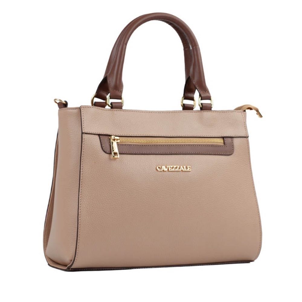 Bolsa de Couro Cavezzale Floter Crepe/Castor 105049